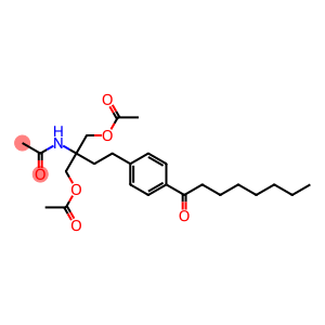 N-[1,1-双[(乙酰氧基)甲基]-3-[4-(1-氧代辛基)苯基]丙基]乙酰胺