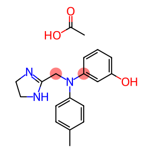 5-dihydro-1H-imidazol-2-ylmethyl)(4-methylphenyl)amino]phenol acetic acid