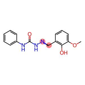 2-hydroxy-3-methoxybenzaldehyde N-phenylsemicarbazone