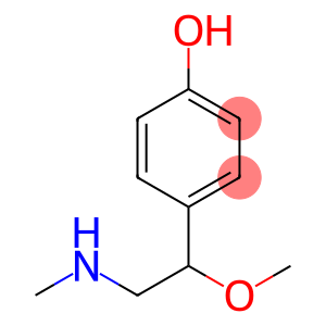 Phenol, 4-[1-methoxy-2-(methylamino)ethyl]-