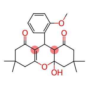 4a-hydroxy-9-(2-methoxyphenyl)-3,3,6,6-tetramethyl-3,4,4a,5,6,7,9,9a-octahydro-1H-xanthene-1,8(2H)-dione