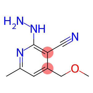 3-Pyridinecarbonitrile, 2-hydrazinyl-4-(methoxymethyl)-6-methyl-