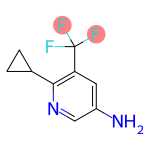 6-cyclopropyl-5-(trifluoromethyl)pyridin-3-amine