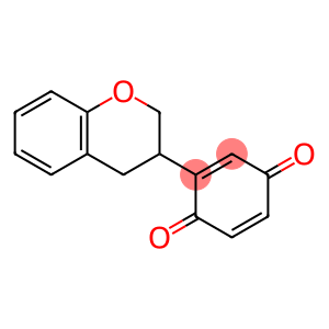 2,5-Cyclohexadiene-1,4-dione, 2-(3,4-dihydro-2H-1-benzopyran-3-yl)-