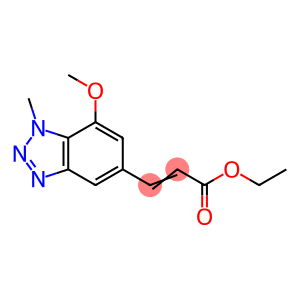 ethyl 3-(7-methoxy-1-methyl-1H-benzo[d][1,2,3]triazol-5-yl)acrylate