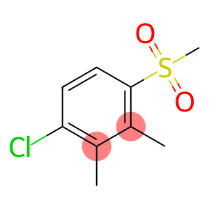 Benzene, 1-chloro-2,3-dimethyl-4-(methylsulfonyl)-