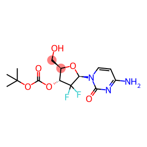 (2R,3R,5R)-5-(4-氨基-2-氧亚基嘧啶-1(2H)-基)-4,4-二氟-2-(羟甲基)四氢呋喃-3-基叔-丁基碳酸盐