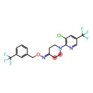 1-[3-chloro-5-(trifluoromethyl)pyridin-2-yl]-N-{[3-(trifluoromethyl)phenyl]methoxy}piperidin-4-imine