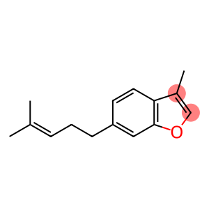 3-Methyl-6-(4-methyl-3-pentenyl)benzofuran