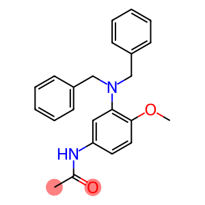 N-[3-[bis(phenylmethyl)amino]-4-methoxyphenyl]acetamide