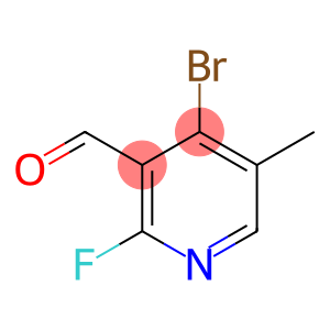 3-Pyridinecarboxaldehyde, 4-bromo-2-fluoro-5-methyl-