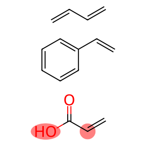 Polymer auf Basis von Butadien, Styrol und Acrylsure