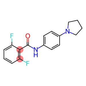 2,6-DIFLUORO-N-[4-(1-PYRROLIDINYL)PHENYL]BENZENECARBOXAMIDE