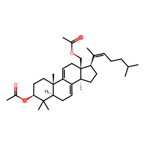 5α-Lanosta-7,9(11),20(22)-triene-3β,18-diol diacetate