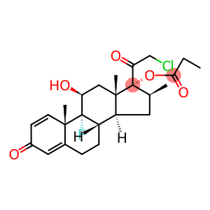 21-Chloro-9-fluoro-11b,17-dihydroxy-16b-methylpregna-1,4-diene-3,20-dione 17-propionate