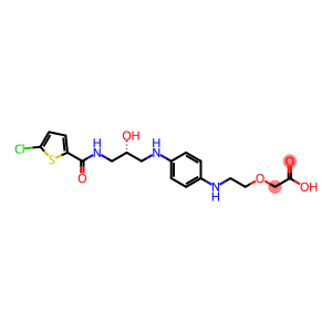 Acetic acid, 2-[2-[[4-[[(2R)-3-[[(5-chloro-2-thienyl)carbonyl]amino]-2-hydroxypropyl]amino]phenyl]amino]ethoxy]-