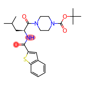 benzyl 4-[(2R)-2-[(1-benzothiophen-2-yl)formamido]-4-methylpentanoyl]piperazine-1-carboxylate