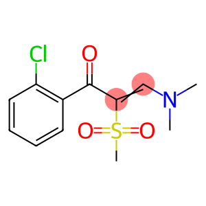 2-Propen-1-one, 1-(2-chlorophenyl)-3-(dimethylamino)-2-(methylsulfonyl)-