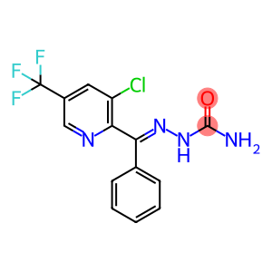 2-[[3-CHLORO-5-(TRIFLUOROMETHYL)-2-PYRIDINYL](PHENYL)METHYLENE]-1-HYDRAZINECARBOXAMIDE