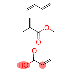 2-propenoic acid, 2-methyl-, methyl ester, polymer with 1,3-butadiene and 2-propenoic acid