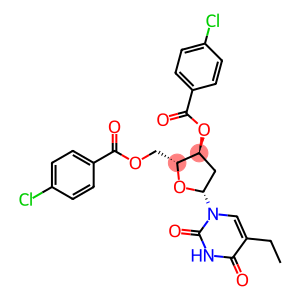 ((2R,3S,5R)-3-((4-氯苯甲酰基)氧基)-5-(5-乙基-2,4-二氧代-3,4-二氢嘧啶-1(2H)-基)四氢呋喃-2-嘧啶-4-基)甲基4-氯苯甲酸酯