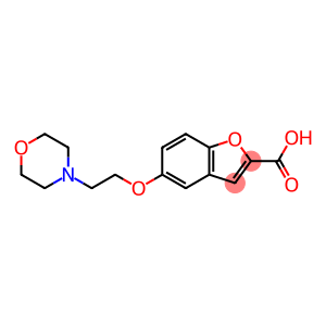5-[2-(4-morpholinyl)ethoxy]-2-benzofurancarboxylic acid