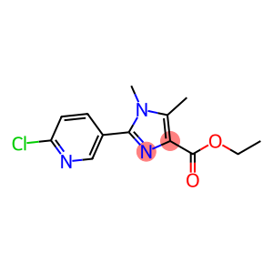 1H-Imidazole-4-carboxylic acid, 2-(6-chloro-3-pyridinyl)-1,5-dimethyl-, ethyl ester