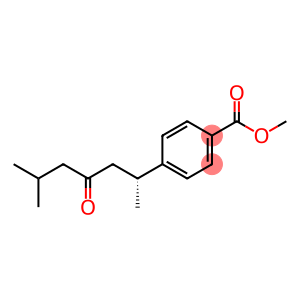 Benzoic acid, 4-[(1R)-1,5-dimethyl-3-oxohexyl]-, methyl ester