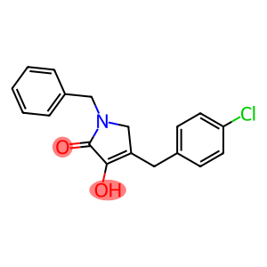 4-[(4-Chlorophenyl)methyl]-1,5-dihydro-3-hydroxy-1-(phenylmethyl)-2H-pyrrol-2-on…