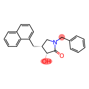 (3R,4R)-3-Hydroxy-4-(1-naphthalenylmethyl)-1-(phenylmethyl)-2-pyrrolidinone