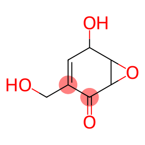 7-Oxabicyclo[4.1.0]hept-3-en-2-one,5-hydroxy-3-(hydroxymethyl)- (9CI)
