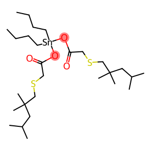 Isooctyl thioglycolate dibutyl tin