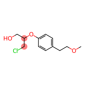 3-chloro-2-(4-(2-methoxyethyl)phenoxy)propan-1-ol