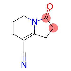 8-Indolizinecarbonitrile, 1,2,3,5,6,7-hexahydro-3-oxo-