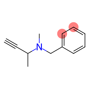 Benzenemethanamine, N-methyl-N-(1-methyl-2-propyn-1-yl)-