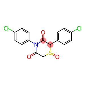 2,4-BIS(4-CHLOROPHENYL)-1LAMBDA4,4-THIAZINANE-1,3,5-TRIONE