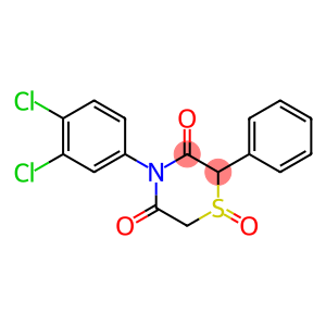 4-(3,4-DICHLOROPHENYL)-2-PHENYL-1LAMBDA4,4-THIAZINANE-1,3,5-TRIONE