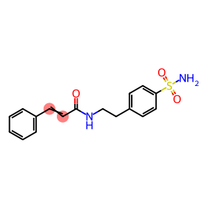 (2E)-3-phenyl-N-[2-(4-sulfamoylphenyl)ethyl]prop-2-enamide