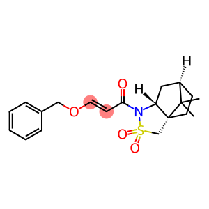 2-Propen-1-one, 3-(phenylmethoxy)-1-[(3aS,6R,7aR)-tetrahydro-8,8-dimethyl-2,2-dioxido-3H-3a,6-methano-2,1-benzisothiazol-1(4H)-yl]-, (2E)-