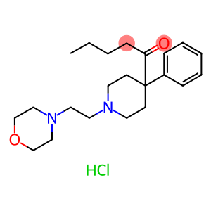1-Pentanone, 1-[1-[2-(4-morpholinyl)ethyl]-4-phenyl-4-piperidinyl]-, hydrochloride (1:2)