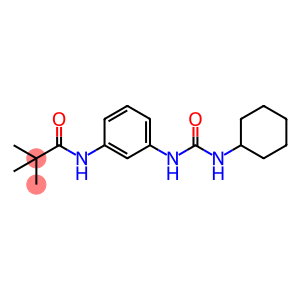 N-(3-{[(cyclohexylamino)carbonyl]amino}phenyl)-2,2-dimethylpropanamide