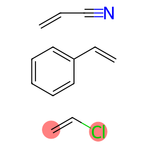 2-propenenitrile, polymer with chloroethene and ethenylbenzene