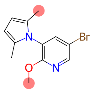 5-Bromo-3-(2,5-dimethyl-1H-pyrrol-1-yl)-2-methoxypyridine