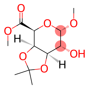 α-D-Galactopyranosiduronic acid, methyl 3,4-O-(1-methylethylidene)-, methyl ester