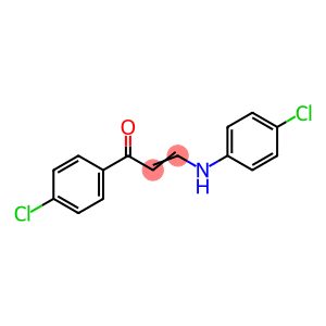 3-(4-CHLOROANILINO)-1-(4-CHLOROPHENYL)-2-PROPEN-1-ONE