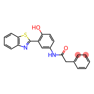 Benzeneacetamide, N-[3-(2-benzothiazolyl)-4-hydroxyphenyl]-