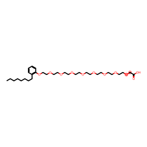 2-[2-[2-[2-[2-[2-[2-[2-[2-(2-octylphenoxy)ethoxy]ethoxy]ethoxy]ethoxy]ethoxy]ethoxy]ethoxy]ethoxy]acetic acid