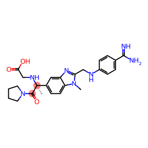 N-[(1R)-1-[2-[[[4-(AMinoiMinoMethyl)phenyl]aMino]Methyl]-1-Methyl-1H-benziMidazol-5-yl]-1-Methyl-2-oxo-2-(1-pyrrolidinyl)ethyl]glycine Dihydrochloride