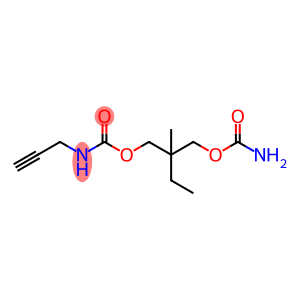 2-(Carbamoyloxymethyl)-2-methylbutyl=2-propynylcarbamate