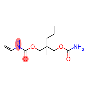 2-(Carbamoyloxymethyl)-2-methylpentyl=vinylcarbamate